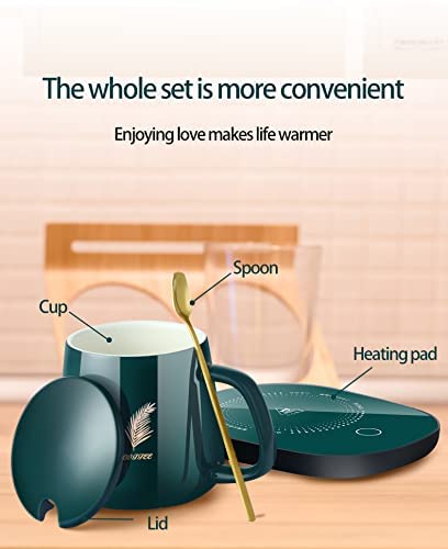 Cup Warmer Electric Heated Cup Coffee Mug Warmer Set Warming & Heating Coffee, Beverage, Milk, Tea and Hot Chocolate