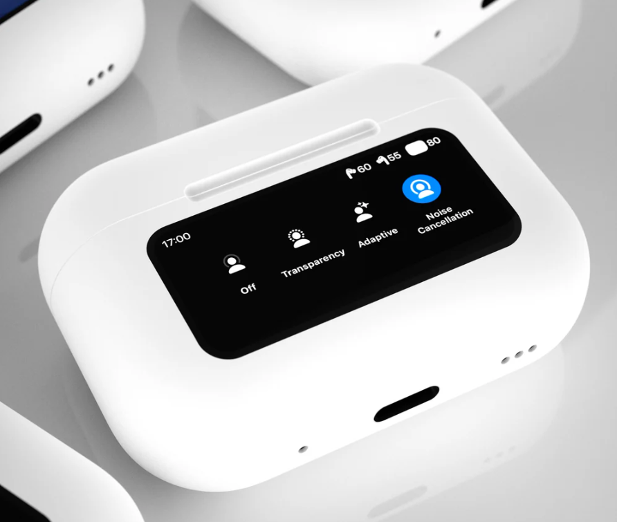 Air Earbuds smart wireless ANC/ENC with Touch Display Smart Features