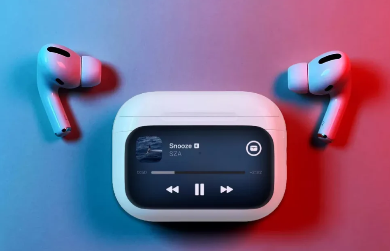 Air Earbuds smart wireless ANC/ENC with Touch Display Smart Features