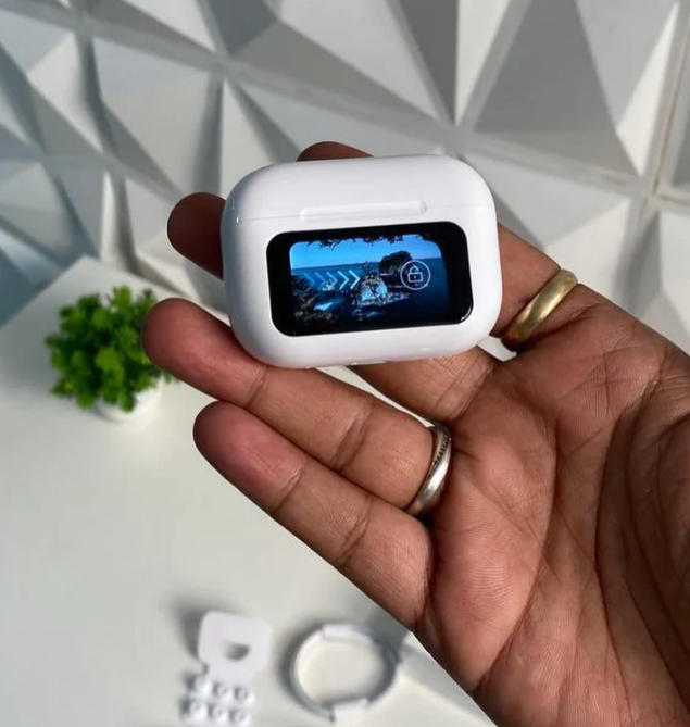 Air Earbuds smart wireless ANC/ENC with Touch Display Smart Features