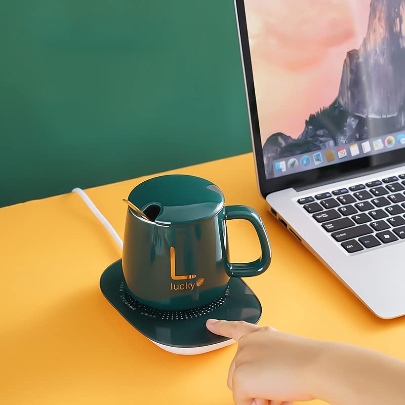 Cup Warmer Electric Heated Cup Coffee Mug Warmer Set Warming & Heating Coffee, Beverage, Milk, Tea and Hot Chocolate
