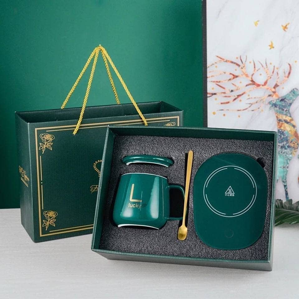 Cup Warmer Electric Heated Cup Coffee Mug Warmer Set Warming & Heating Coffee, Beverage, Milk, Tea and Hot Chocolate